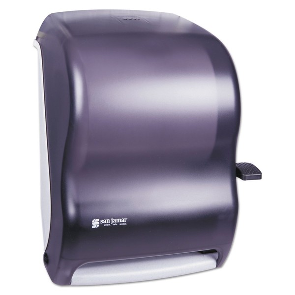 San Jamar T1100TBK Lever Roll Towel Dispenser Classic Black Pearl