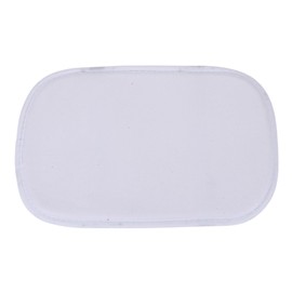 HEROFFIX Car Center Console Cover Car Armrest Cover 12.01"x7.87"x0.39" White Plush