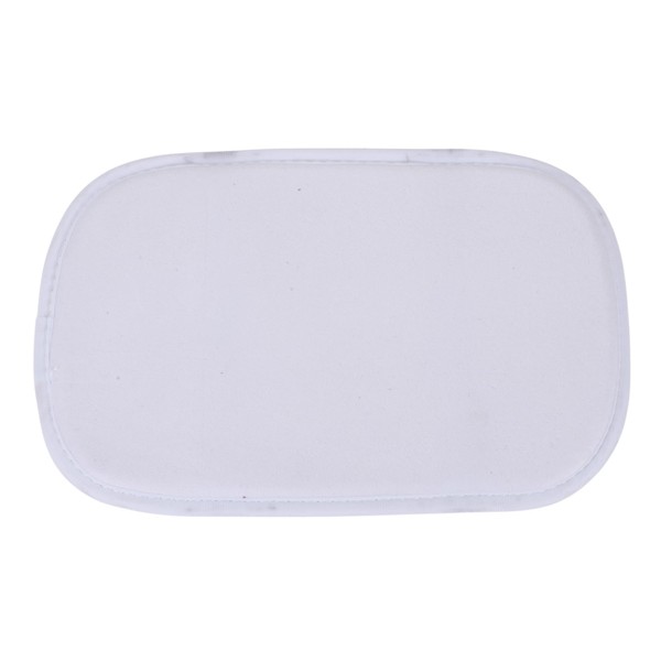 HEROFFIX Car Center Console Cover Car Armrest Cover 12.01"x7.87"x0.39" White