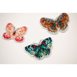 RIOLIS UAB Plastic Canvas KIT, Soaring Butterflies