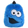 Sesame Street Cookie Monster Plush Backpack, 33 cm x 28