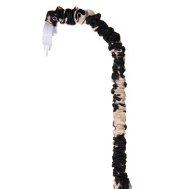 Black Cow Nursery Crib Mobile Arm Cover Baby Crib Mobile Bed Bell Holder Cover Infant Music Box Toy Holder Cover Wind Chime Bracket Fabric Cover for Crib Mobile Arm DIY Mobile 54" Long