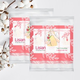 Lisian organic cotton pad, round, large capacity, 1 pack / 리시안 유기농 화장솜 순면 원형 대용량, 1팩