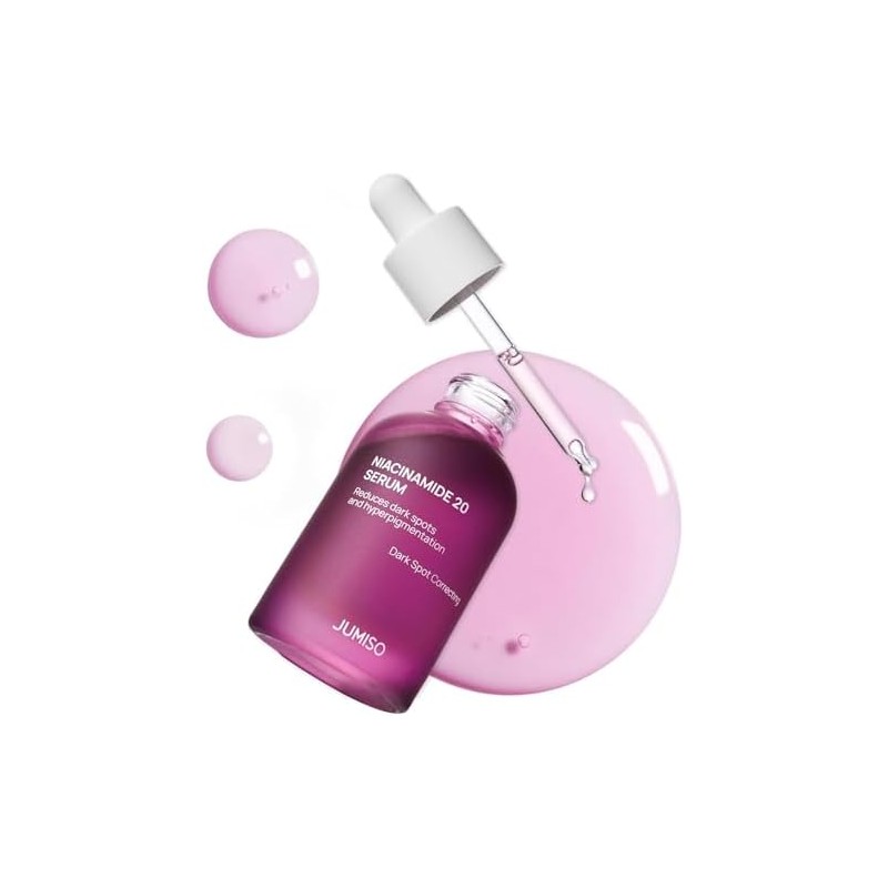 JUMISO Niacinamide 20 Serum - Korean Face Serum with Glutathione,