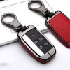 SANRILY Metal & Leather Key Fob Cover Fit for Land