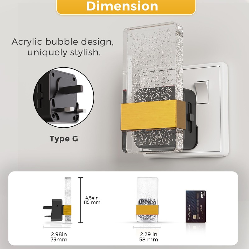LOHAS-LED Night Light, Plug in Night Light with Light Sensor,