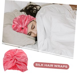 Baluue Silk Hair Wrap for Sleeping Sleep Cap Bonnet for Women Curly Hair Design Watermelon Promotes and Style
