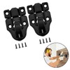 2 Pieces Duckbill Tool Box Buckle Black Locking Locks Replacement