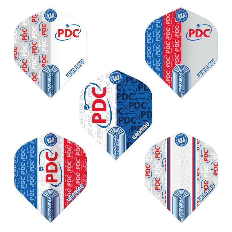 WINMAU PDC Prism Darts Flight Collection - 5 sets per