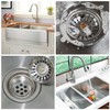 QZKJQDD 2Pcs Kitchen Sink Plug Strainer, Stainless Steel Sink Plug,