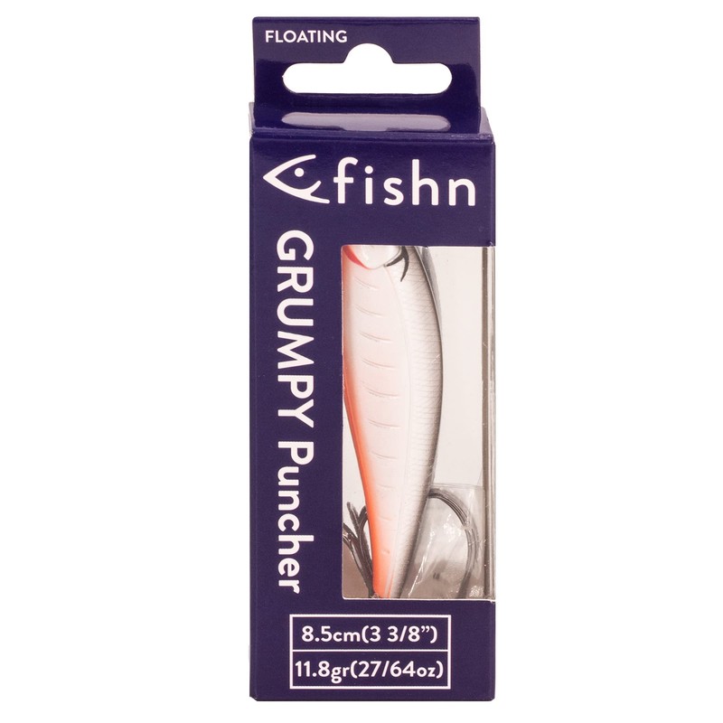 FISHN Grumpy Puncher Wobbler, Floating, Weight: 11.8 g, Length: 8.5