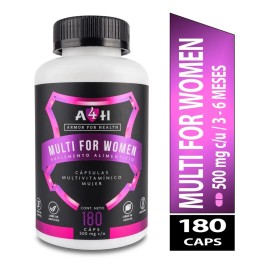 Multi F Women Vitaminas 180 Cáps Mujer A4h Colageno Biotina