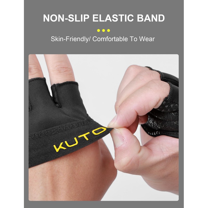 KUTOOK Gym Gloves Men Women Weight Lifting Fitness Training Hand
