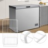 Zerodeko Refrigerator Partition Fridge Shelf Fridge Divider Iron Mesh Freezer