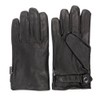 MIL-TEC BW Leather Gloves Lined, black, m