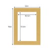 CountryArtHouse Rattan Acid Free 12x16 Picture Frame Mats with White