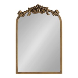 Kate and Laurel Arendahl Glam Table Mirror, 12 x 18, Gold, Traditional Chic Mirror for Wall