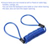 M METERXITY Disc Lock Security Steel Cable - Plastic Coated