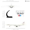 1:100 Scale TU-160 Boomber Quick Assembly Model Kit, Plastic TU-160