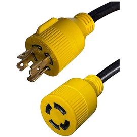 L14-30 Generator Extension Cord - 25 Foot, 30A, 125/250V - UL Listed - Iron Box # IBX-5805-25