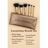 F.A.R.A.H. Gold Collection Brush Set - 6-Piece Makeup Brush Set