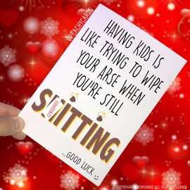 Congratulations Card Pregnancy Card Baby On The Way Funny Card Joke Card Baby Shower Novelty Cards Pregnant Friend Co Worker PC230