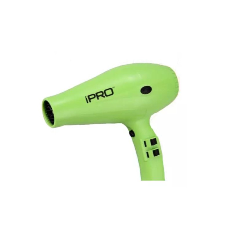 Ipro Secadora Ceramic Ionic Profesional Verde Motor de Larga Duracin