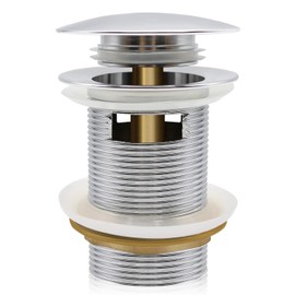 FerdY Pop-up Drain for Freestanding Bathtub, Polished Chrome Finish, cUPC Certification, Freestanding Bathtub Drain Stopper