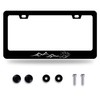 Mountains Waves License Plate Frame Mountain Ocean Wave License Plate