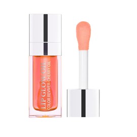 Lip Glow Oil, Plumping Lip Gloss, JOMWEN Non-Sticky Transparent Moisturizing Lip Balm, Natural Lip Plumper Gloss (001#PINK)