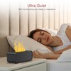 LOFICOPER Flame Fire Diffuser Humidifier, Colorful Essential Oil Diffuser, 250ml