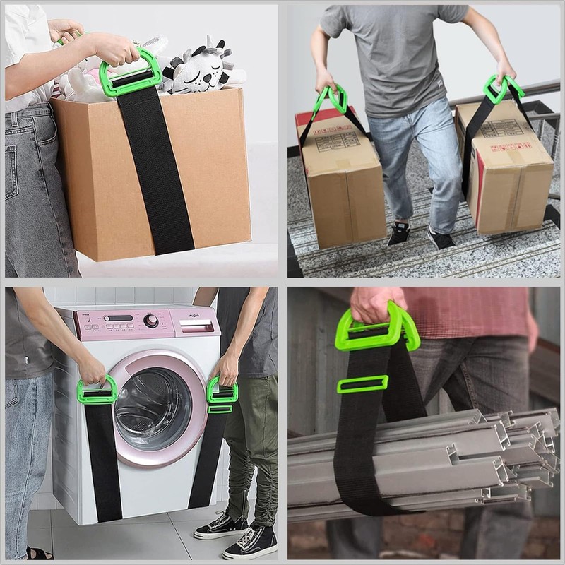 LUHOCIY Pack of 2 Moving Straps for 2 People, Carrying