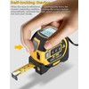 3 in 1 Digital Measuring Tape, Portable 40M Electronic Measurement