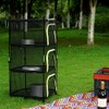 Camping Dry Net 4-Layer Foldable Drying Rack with Carry Bag