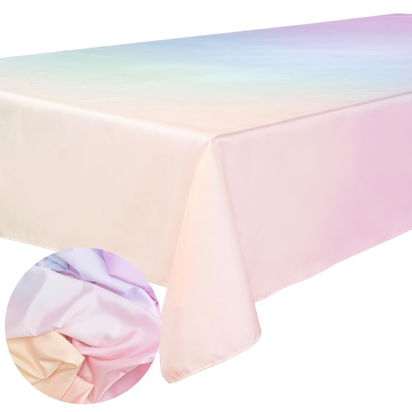 xo, Fetti Pastel Gradient Table Cloth - Birthday Party Decorations, Bachelorette Party Decor, Party Favors, Tableware