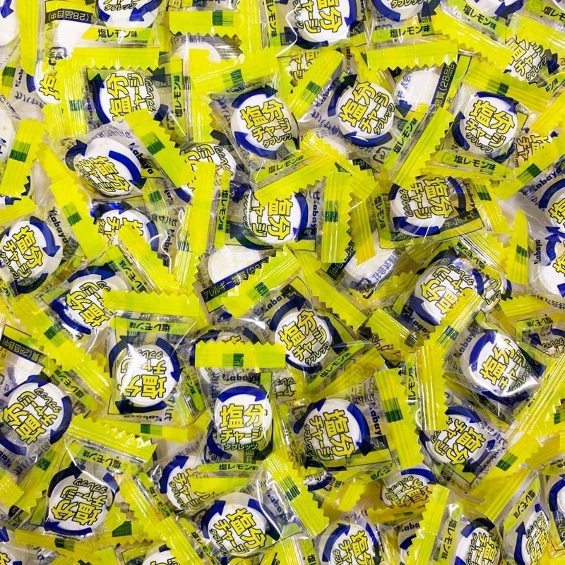 Kabaya Salt Charge Tabretts, Salt Lemon Flavor, Approx. 17.6 oz