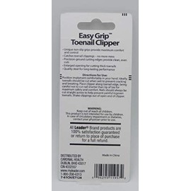 LEADER(TM) TOENAIL CLIPPER EASY GRIP PACK OF 1
