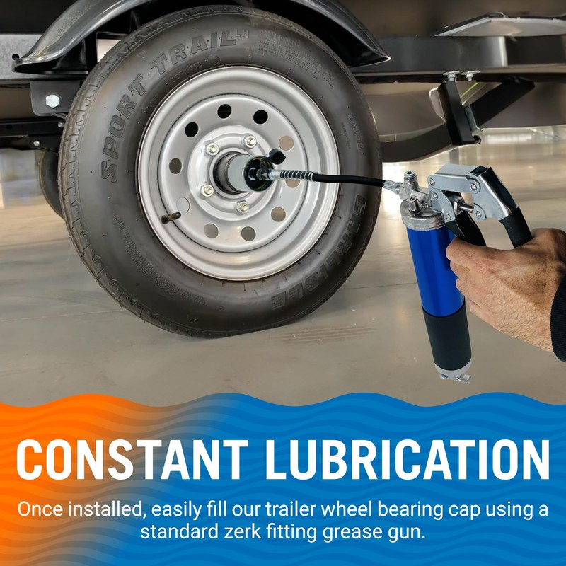 Boat Trailer Bearing Dust Cap, 1.98 Inch Grease Cap Covers
