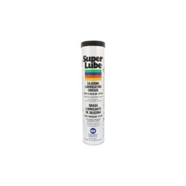Super Lube 92150 Silicone Lubricating Grease with PTFE, 14.1 oz Cartridge, Translucent White