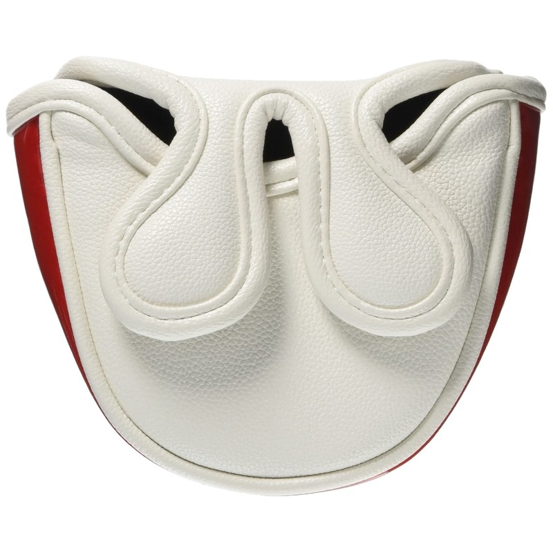 Geotech Head Cover Japan Mallet Putter Cover White