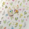 Flower Nail Stickers 5D Embossed Flowers Nail Art Stickers Spring