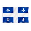 Big Quebec Flag Canadian Province QC Flag 6x10FT 180x300cm Fade