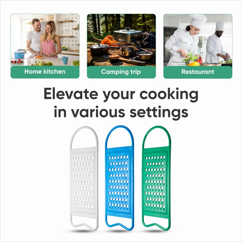 Graters for Kitchen - Shredder Kitchen with Handle - Flat