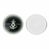 Unbranded 10 pcs Circle Compass Anchor Glass Round Dome Seals