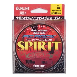 サンライン(SUNLINE) フロロカーボンライン ソルトウォータースペシャル FCロックスピリット 100m 5号 ワインレッド