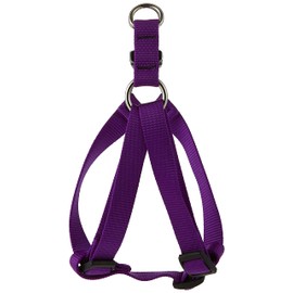 LupinePet Basics 3/4" Purple 15-21" Step In Harness for Small Dogs