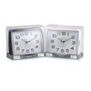 Ravel - Large Retro Bedside/Mantle Quartz Alarm Clock with Silent