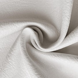 ONEART | White Faux Leather Fabric by Separated Yard, Marine Vinyl Fabric for Crafts, Soft Grain Upholstery Fabric, 36"x54"