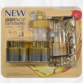 Fine Today Korea Tsubaki Hair Pack Treatment 0 Seconds 180g 2 Refills 150g Pump Extreme Damage Premium EX / 츠바키 헤어팩 트리트먼트 0초 180g 2개 리필 150g 펌프 극손상 프리미엄 EX