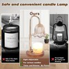Electric Timer Candle Warmer Light,with Bracket Dimmable Candles Wax Glass